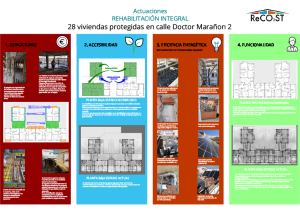 Rehabilitación de 28 viviendas protegidas y locales C/Doctor Marañón 2, Cádiz