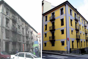 Sustainability in rehabilitation of historic buildings in C / Cantera, Bilbao