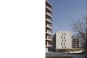 289 unit housing and mix use development Parc dels Pinetons. Ripollet.