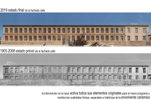 Fabra & Coats: transformación de la nave de almacenaje de hilo en un complejo de vivienda social y equipamiento para la colla castellera Jove de Barcelona