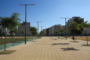 REURBANIZACIÓN DE LA MANZANA CENTRAL DE LA BDA. MARTÍNEZ MONTAÑÉS (VACIO CENTRAL), POLÍGONO SUR, SEVILLA