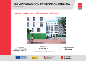 178 Viviendas VPP y consumo e energía casi nulo , Móstoles