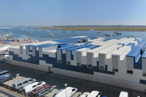 Centro de comercialización de productos pesqueros en Punta Umbría, Huelva