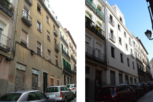  REHABILITACIÓN SINGULAR DE UN EDIFICIO DE VIVIENDAS EN EL CENTRO DE MADRID